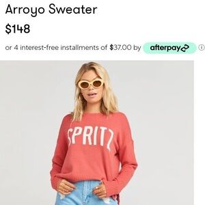 Show Me Your Mumu Arroyo Spritz Sweater Small Festive
